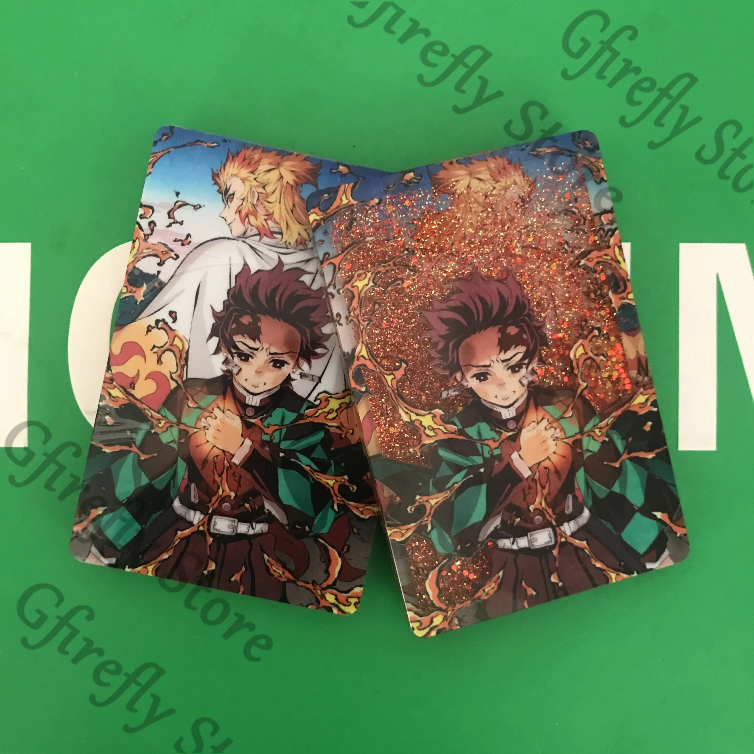 

Quicksand Mahjong Demon Slayer Card Brick Kamado Tanjirou Standing Sign Decoration Indicative Board Rengoku Kyoujurou Gift