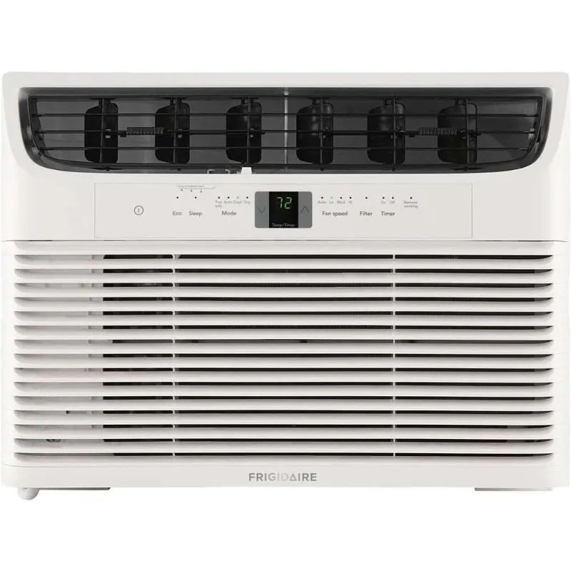 

Window Air Conditioner, Filter Light Reminder, Dust Filter,10,000 BTU Electronic Controls, White,21.4"D x 18.9"W x 14.6"H