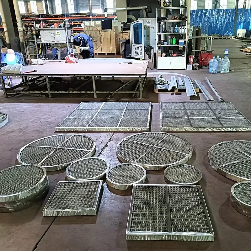 Stainless Steel Wire Mesh Demister SS304 SS316L Knitted Mist Eliminator for Liquid Separation Tower