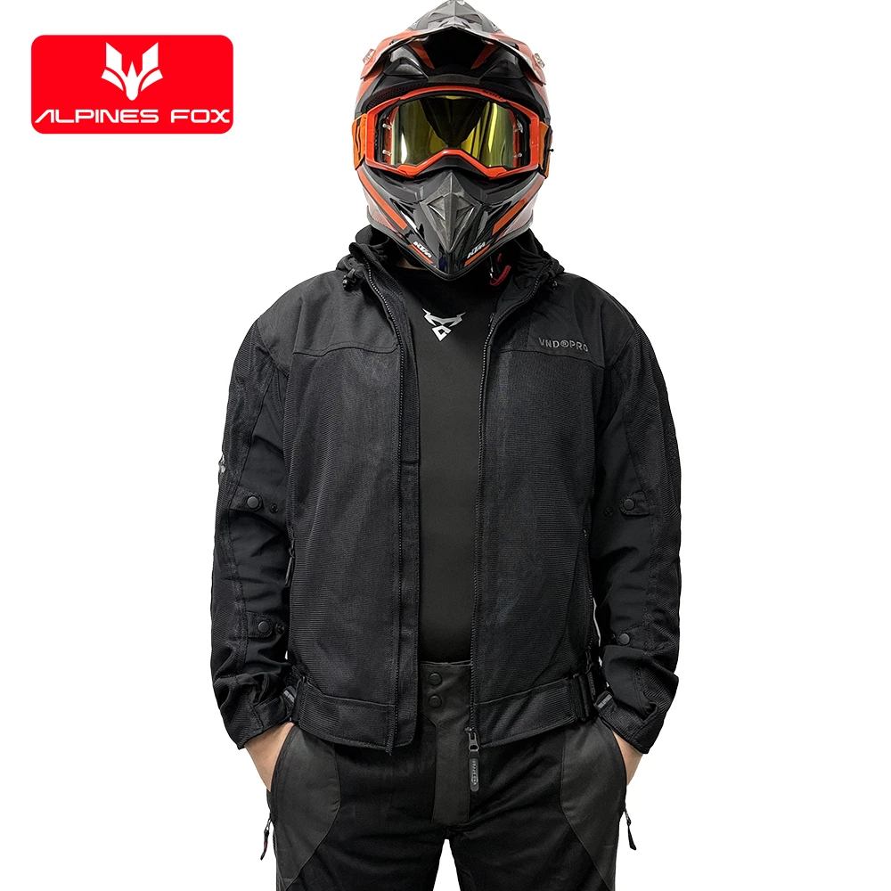 Motorcycle Jacket Summer Mesh Breathable Reflective Motorbike Jacket Men Anti-drop Wear-resistant Moto Cycling Jacket
