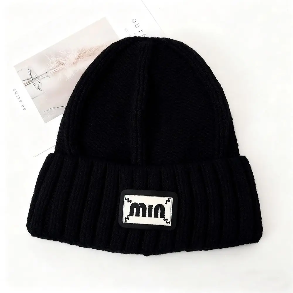 

Модные теплые детские зимние шапки с защитой ушей, милая вязаная шапка, мягкие детские шапки-бини для младенцев