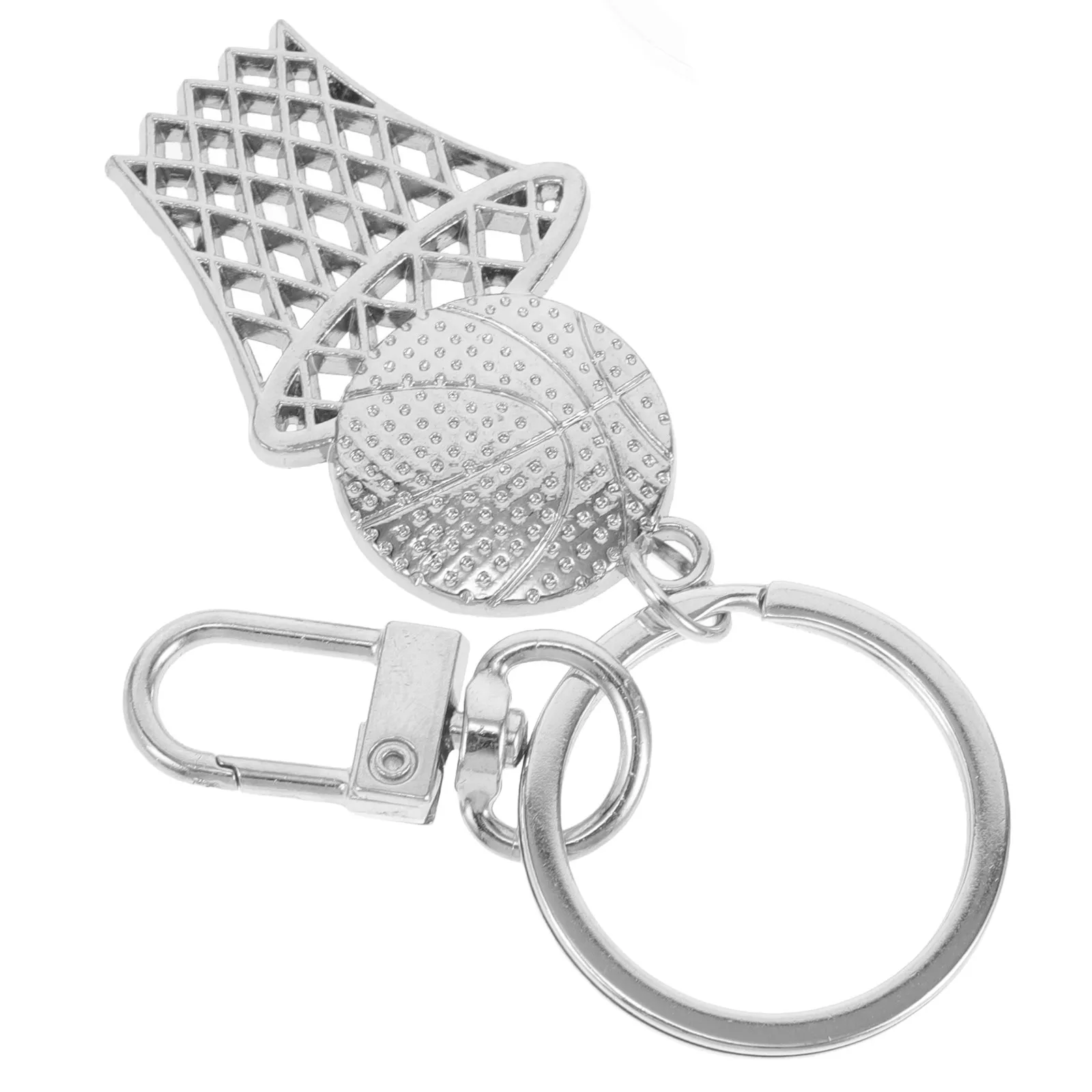 

Basketball Keychain for Men Women Zinc Alloy Sports Fan Keyring Unique Design Keepsake Gift for Players Supporters