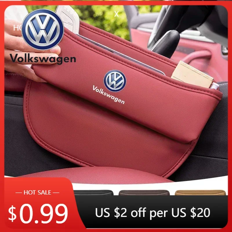 

For VOLKSWAGEN VW New Jetta VW For Volkswagen Car Seat Gap Organizer Leak-Proof Storage Box Side Seam Plug For VW GTI Polo Golf