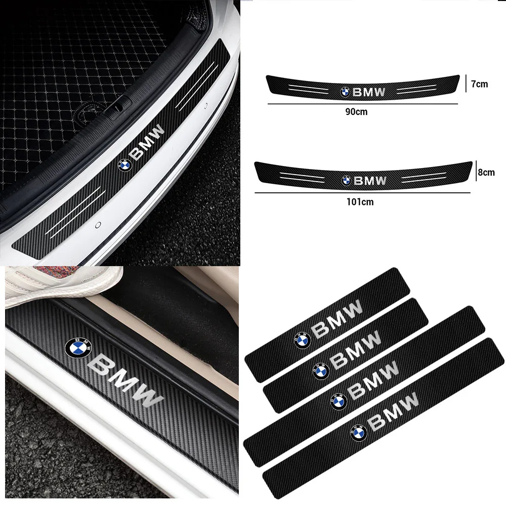 Car Door Sill Trunk Bumper Sill Anti-scratch Sticker for Bmw Performance E90 E60 F10 F30 E39 E36 F20 E87 G30 E92 E91 X3 F25 E30