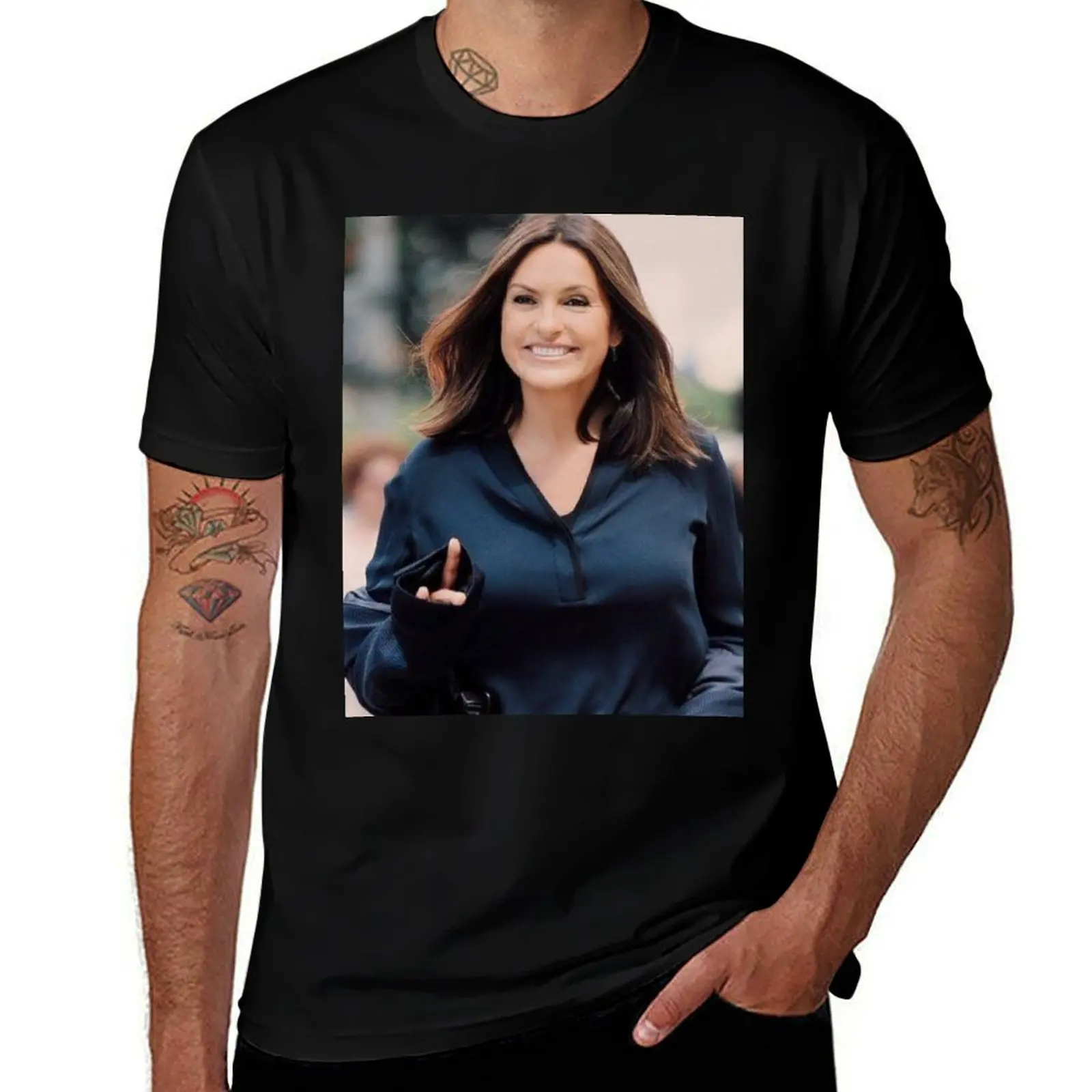 Olivia Benson T-Shirt t shirt man designer funny t shirts dark humor man t shirt cotton high quality T-shirt