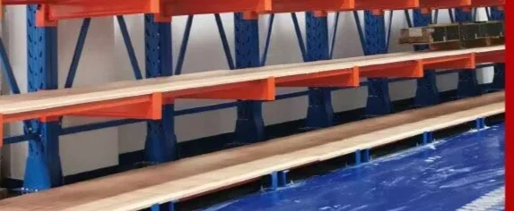 Single and double-sided cantilever shelves, heavy-duty warehouse, aluminum profiles, steel sheets