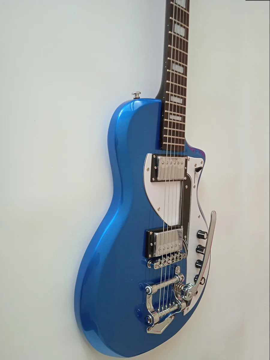 Electric Guitar Blue high quality Neck Black