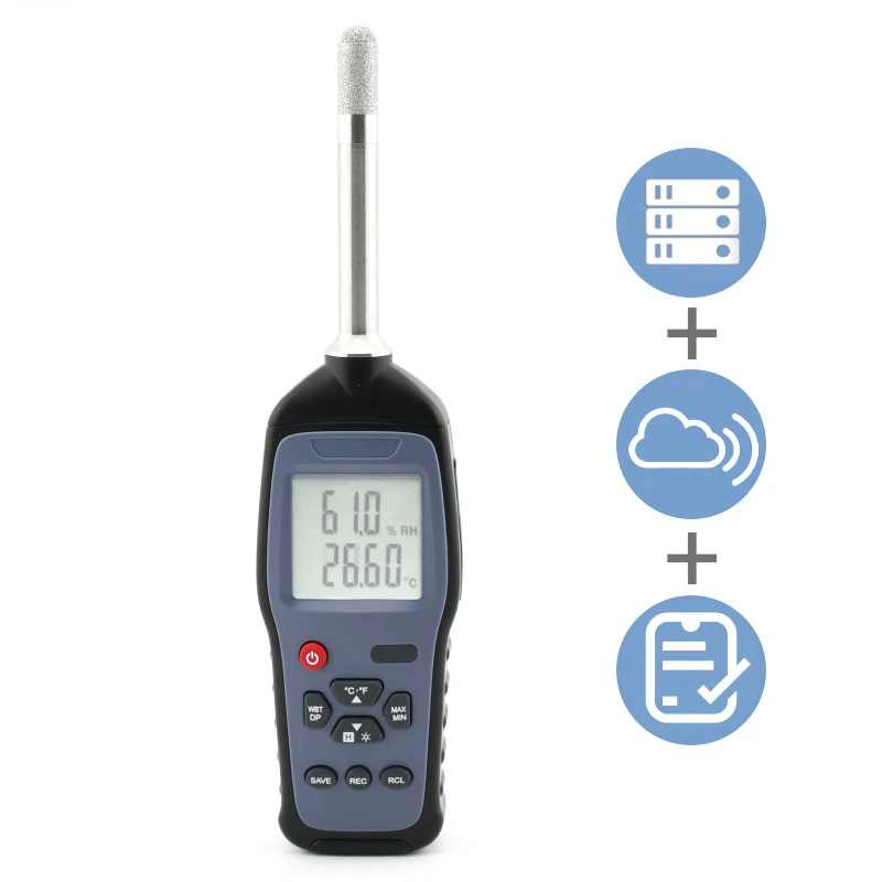 Usb Hand-Held Moisture Meters Dew Point Sensor Rh & Temp Wireless Data Logger Humidity Temperature Instruments