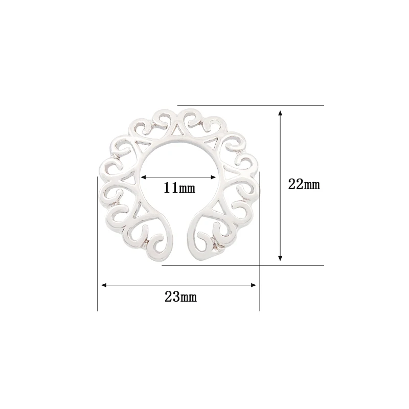 A pair Romantic Nipple ring 8 Heart No-drill Body jewelry alloy Sexy Fashion Cover Nickel free