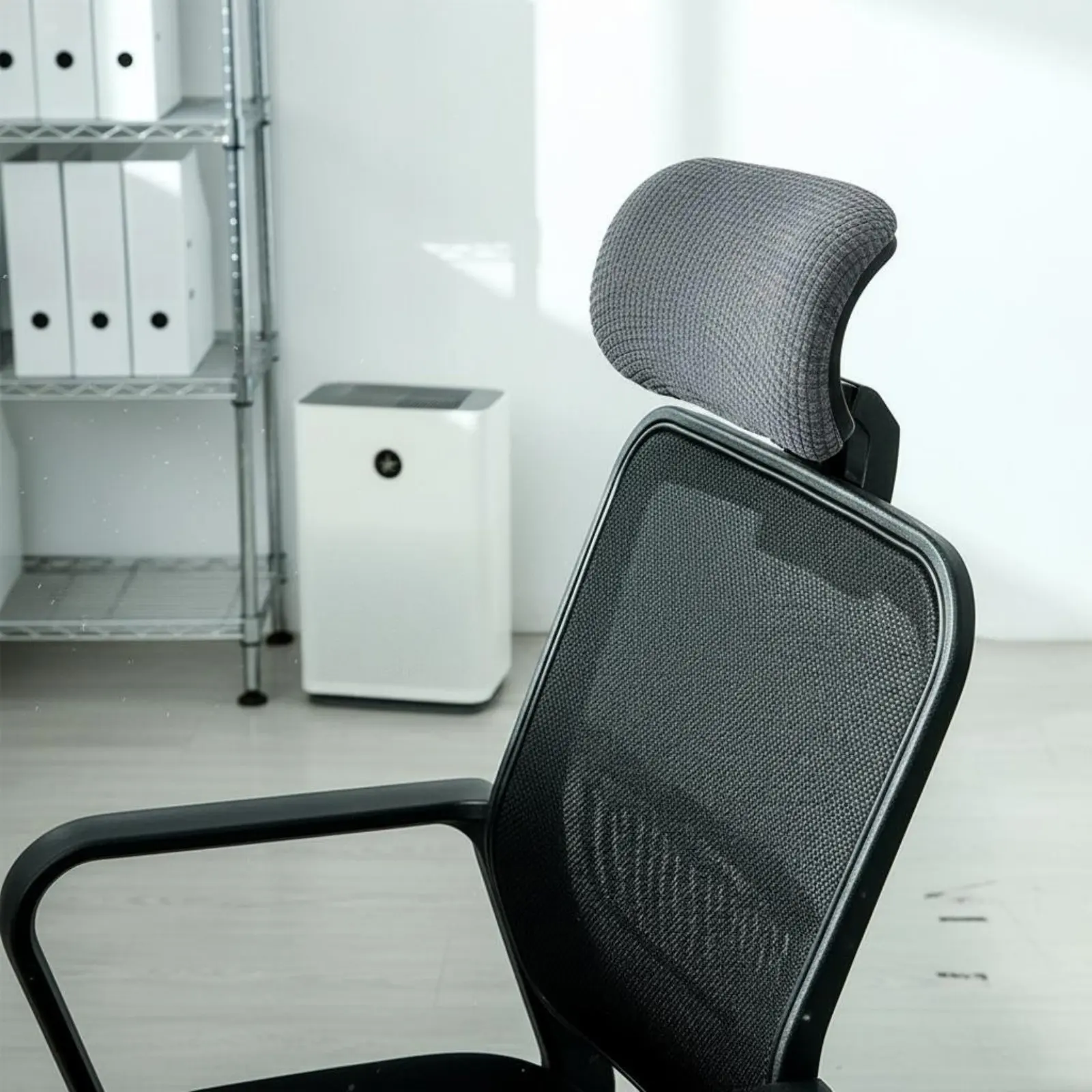 Office Chair Headrest Cover Easy to Install Gaming Chair Headrest Cover Furniture Accessory Skin-Gentle Anti Slip for Players