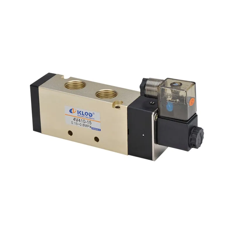 Detalhe 1 de Válvula solenoide 4V410-15 Pneumática