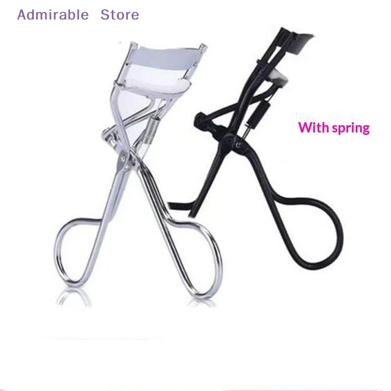 wProfessional Eyelash Curler Spring Loaded Design Long Lasting Curls 2 Colors Ideal Gift for Beauty Lover Girls