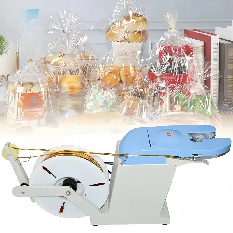 Metallic Spool Twist Tie Machine for Commodity for Twisting and Tying Bakery/Candy Bags
