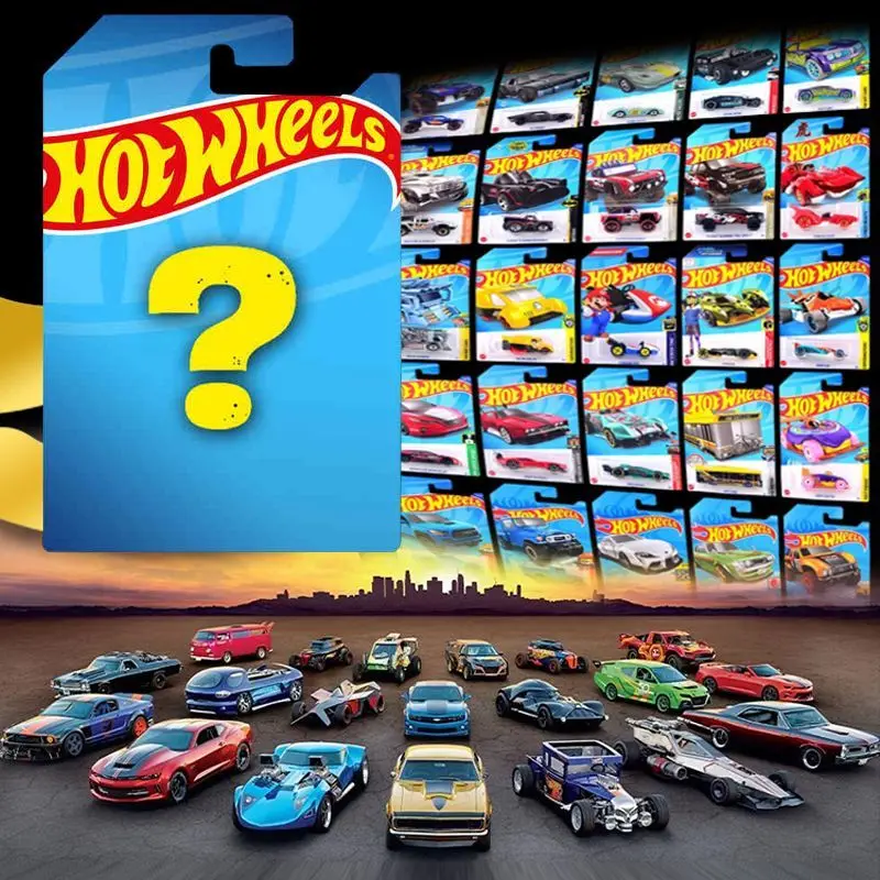 

Модель автомобиля из сплава Hot Wheels с колесом, горячий и реалистичный маленький спортивный автомобиль, слепая коробка, счастливая сумка, детская игрушка для мальчика, подарок на день рождения