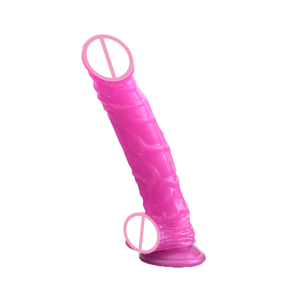 LUUK Long Dildo Realistic Blood Vessel Imitation Penis Imitator For Woman No Vibrator Masturbation Wear Adult Toys Rubber Dick