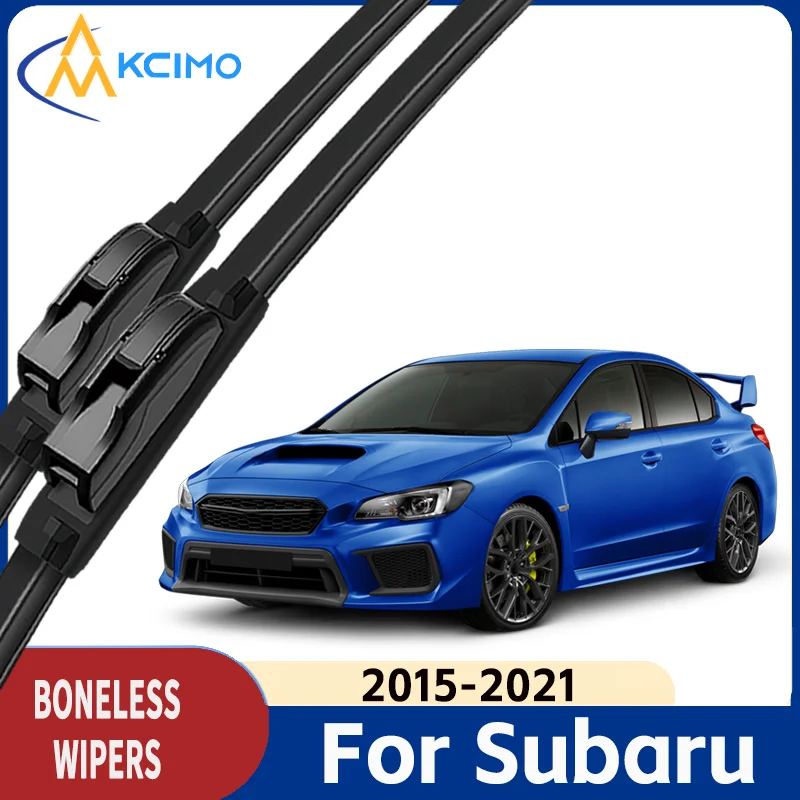 

Kcimo Premium Multifunctional Rubber Wiper Blades for Subaru WRX VA 2015-2021 Water Repellent Coating Self-Cleaning Quiet