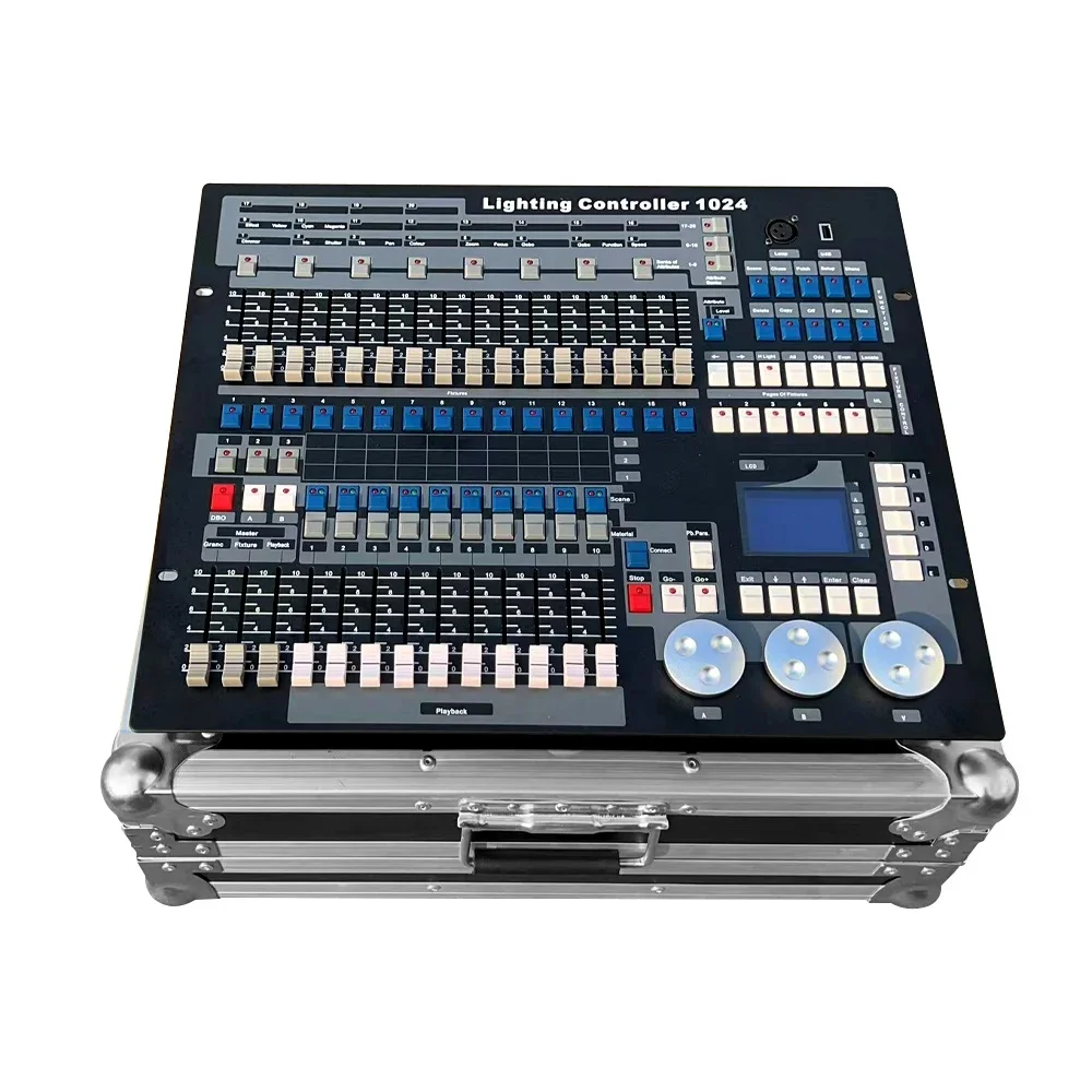 Dmx Controller, Dmx Console, DMX 512 Stage DJ Light 1024 Controller Lighting Mixer Board Console Controller Panel for Stage