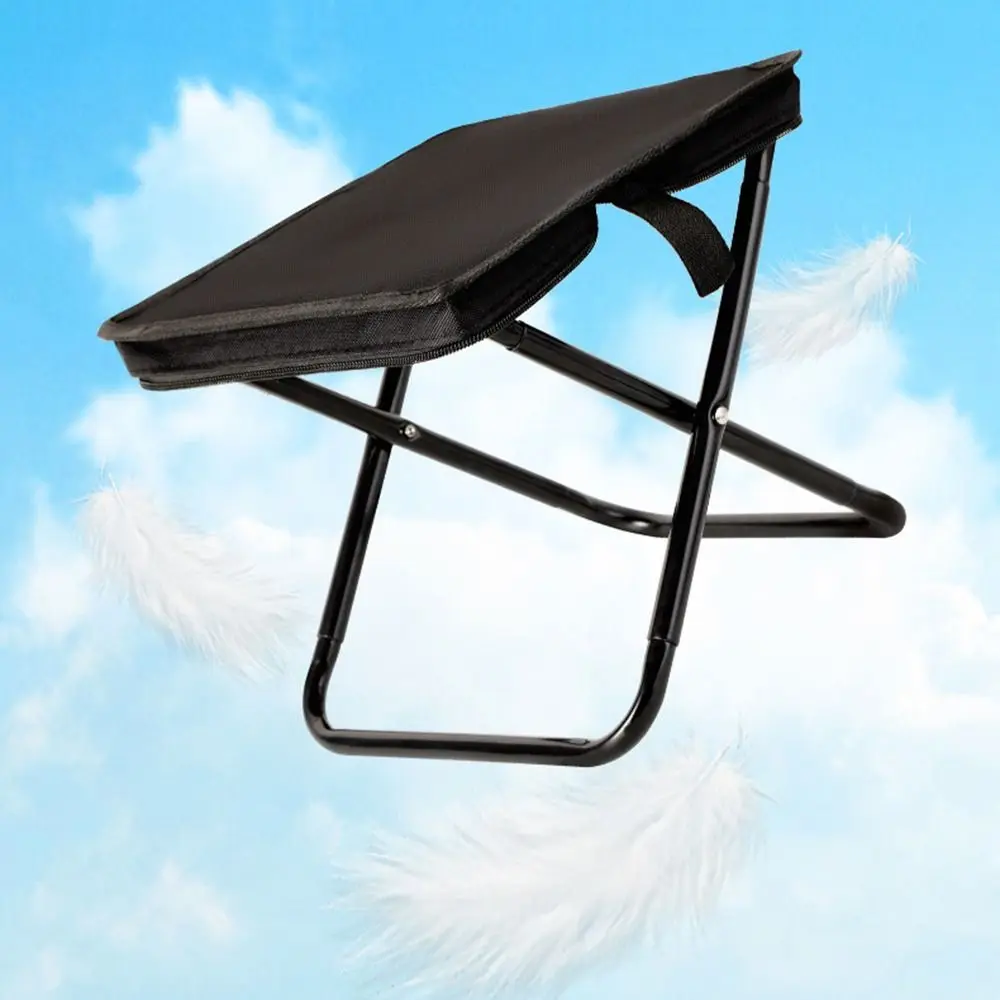 Compact Ultra Light Folding Stools Water-proof Wear-resistant Portable Folding Chairs Hanging Sturdy Camp Stool Hiking