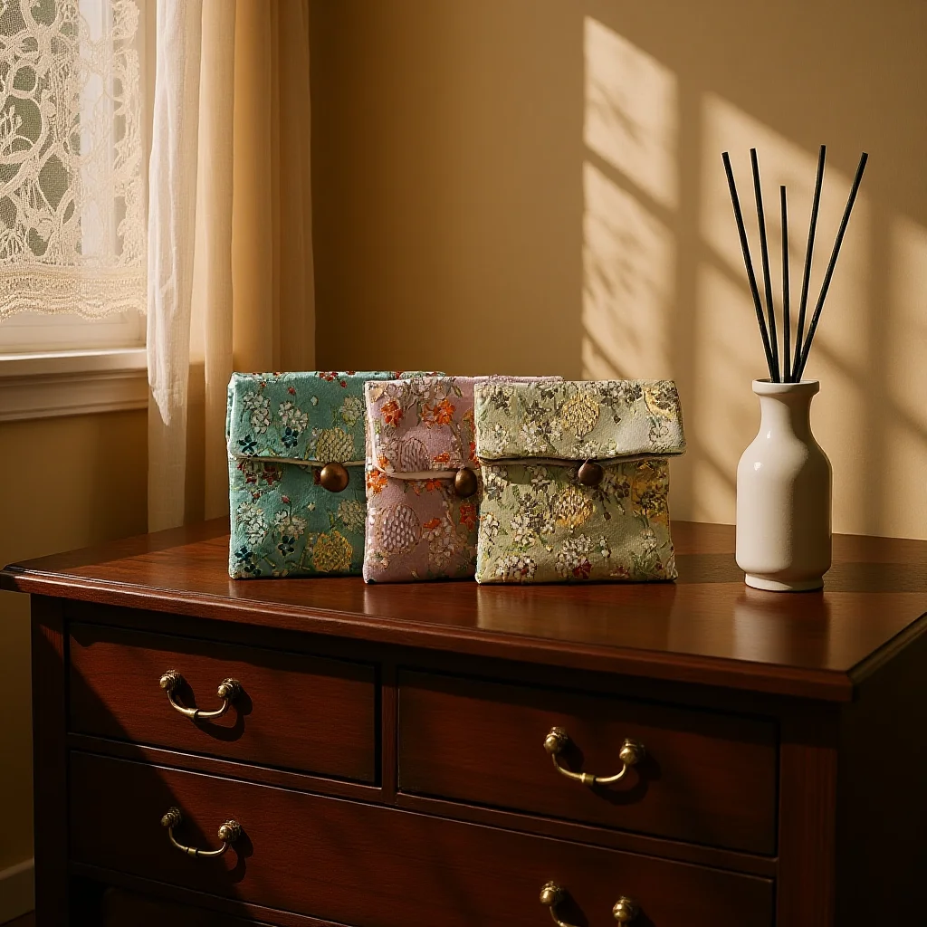 Soft Lined Jewelry Packaging Bag Double-Layer Fabric Jewelry Storage Pouch Pomegranate Jewelry Bag Portable For Rings Dresser
