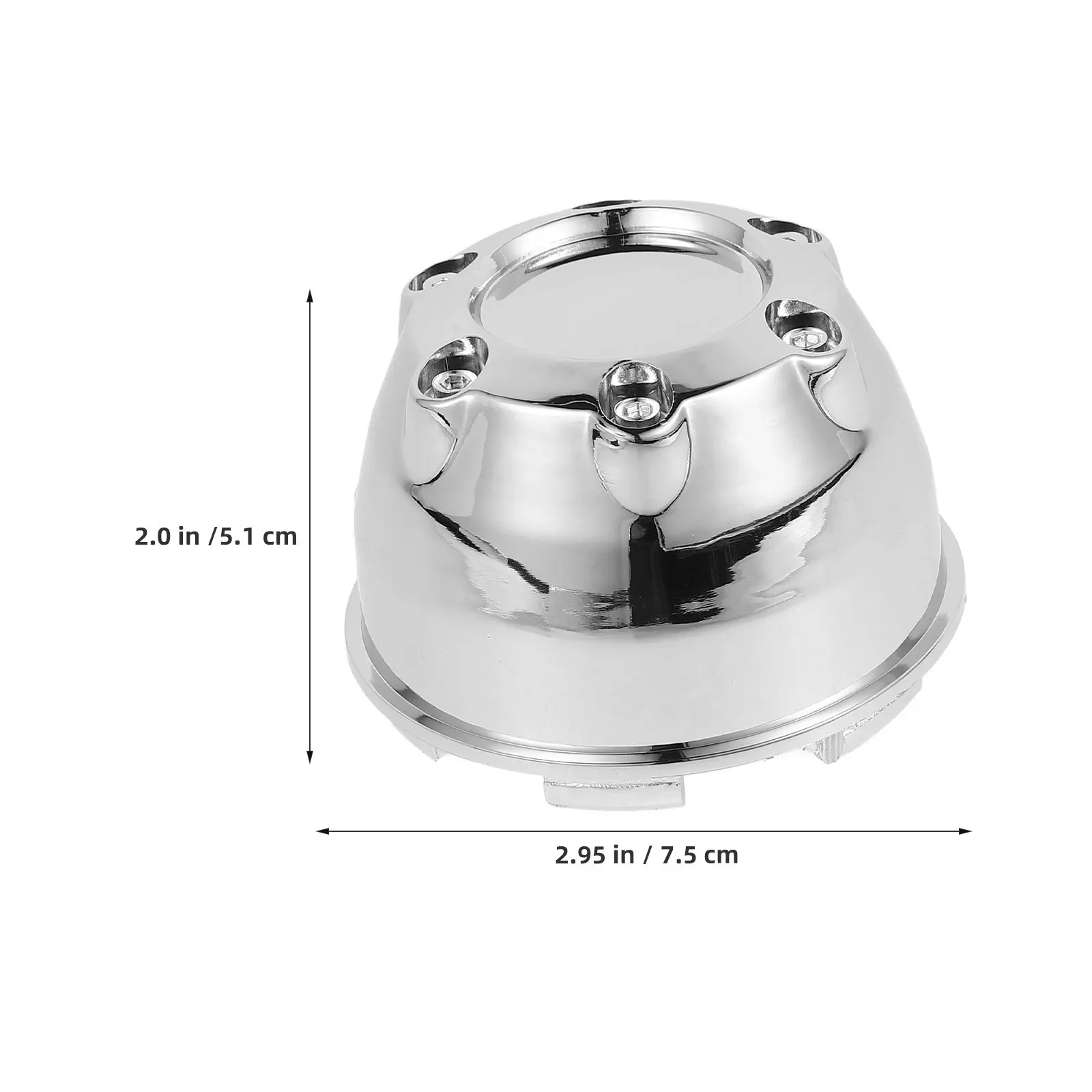 4Pcs Plastic Waterproof Wheel Hub Center Dust Covers For Outdoor Travel Protective Lug Nut Caps Atv Off-road Cart