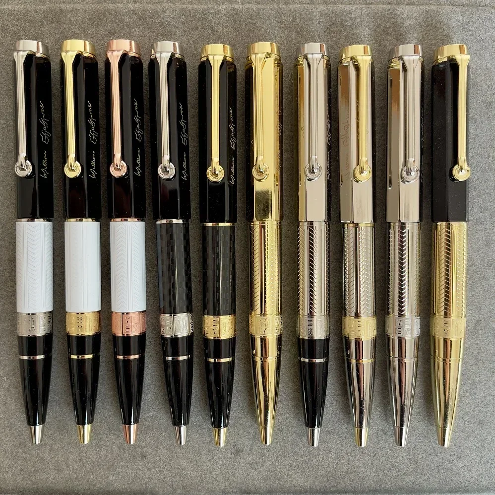 

2025 luxury Great Writer Series Mb William Shakespeare Korean Ballpoint Pen with serial number