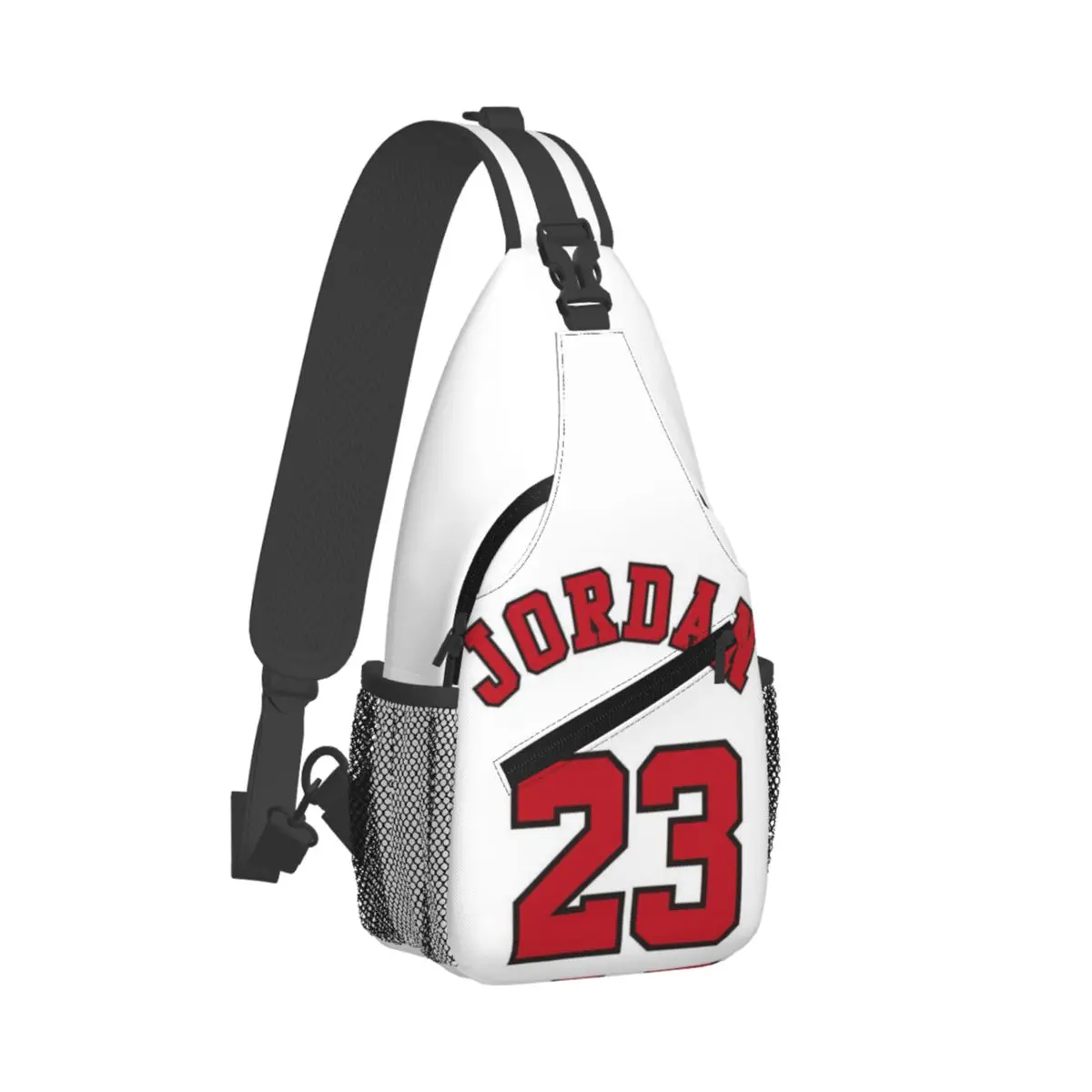 MJ Michael-Jordan Jordan-23 Sling Chest Bags Crossbody Shoulder Backpack Outdoor Sports Daypacks Fashion Bag