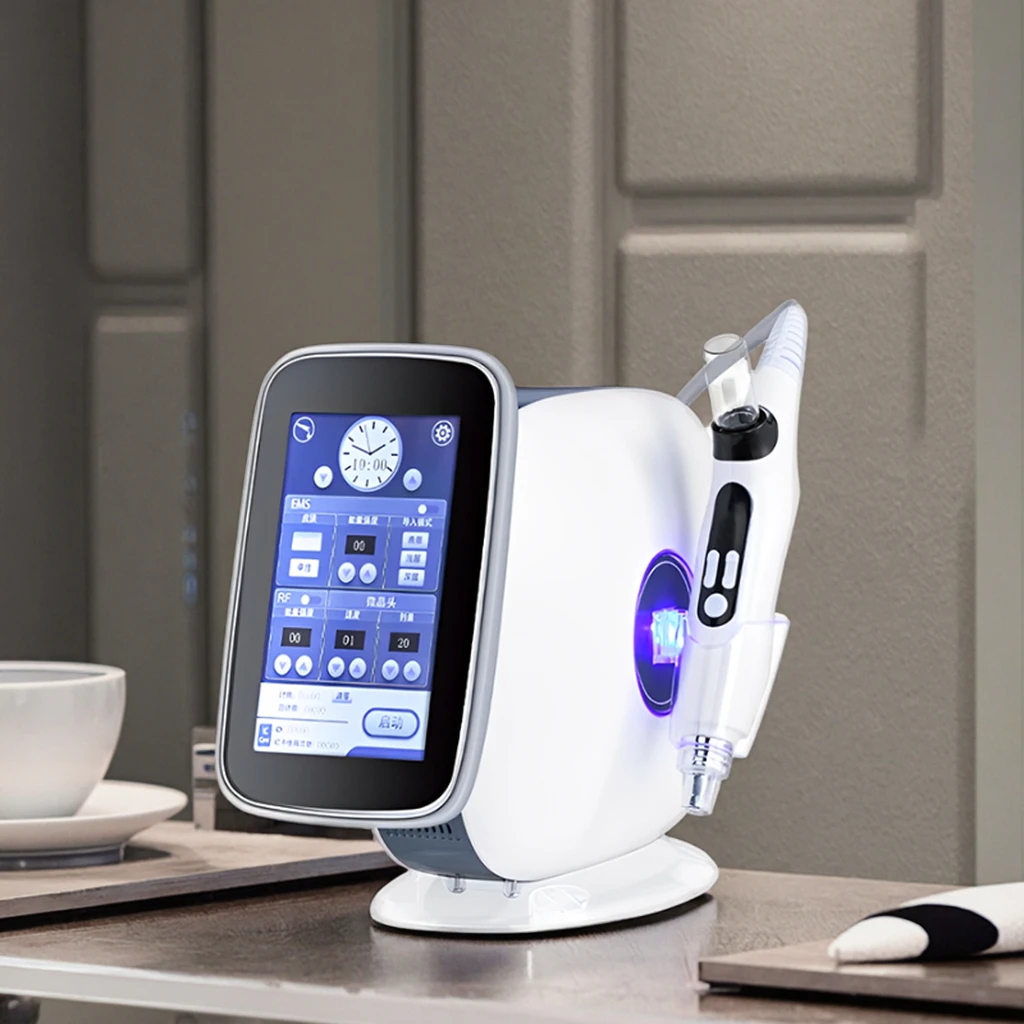 

Nano Crystal Technology Multi-Function RF EMS Facial Device LED for Clinic Skin Rejuvenation Treatment Available IT US ZA CN