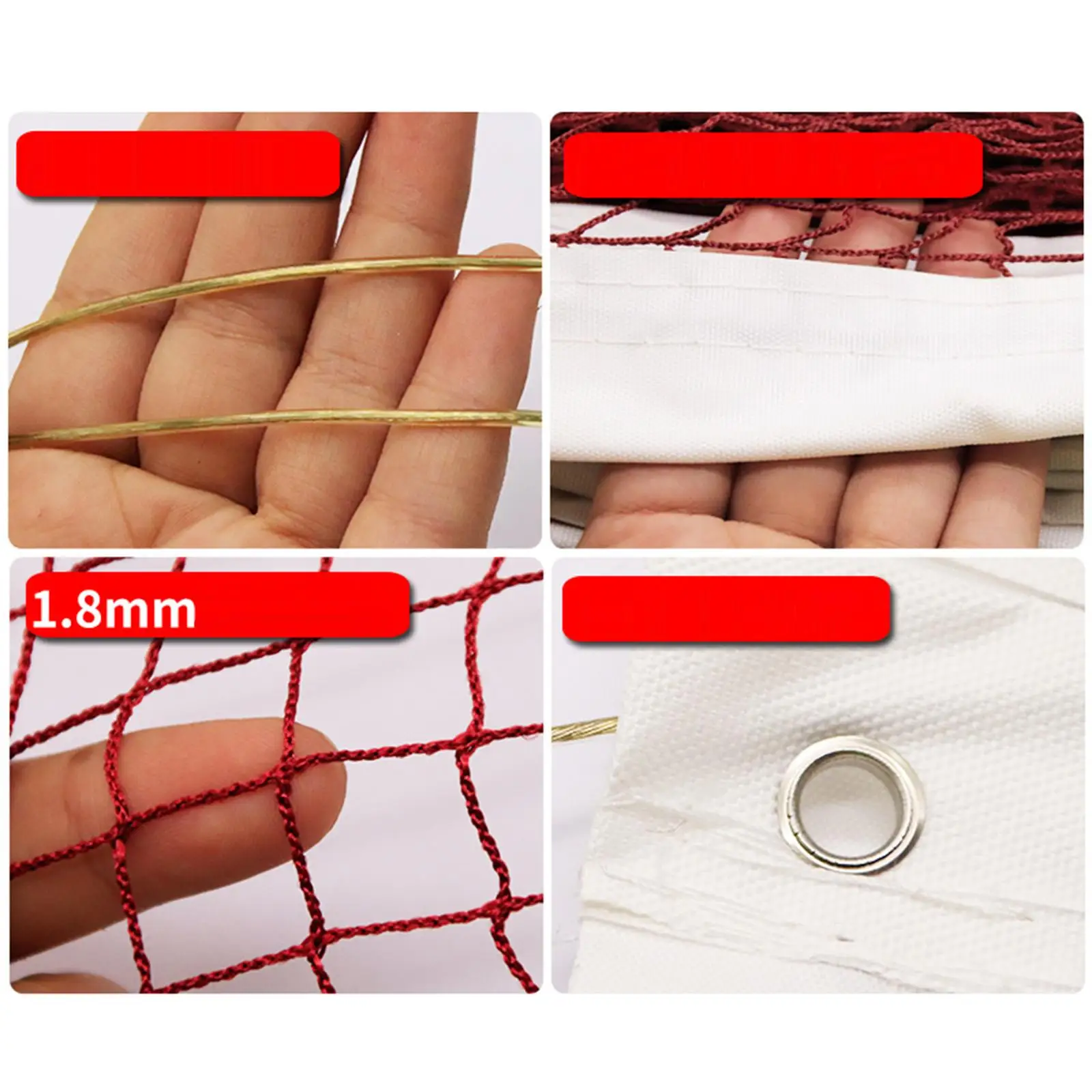 

Badminton Net 6.1M x0.76M Badminton Replacement Net for Beach Backyard Games