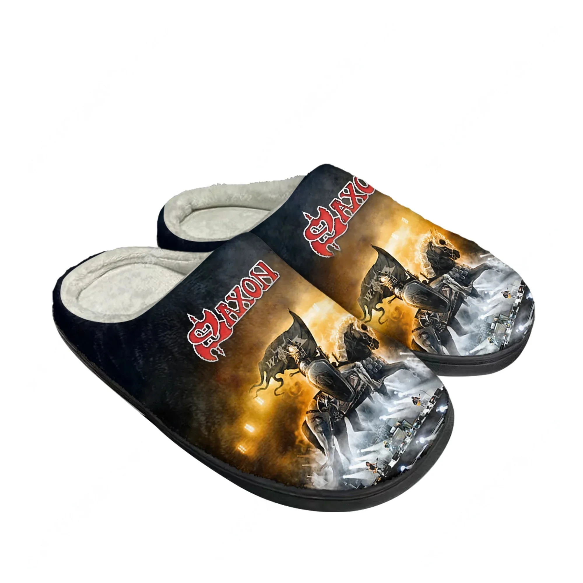 Saxon Band Cotton Shoes Family Slippers Mens Womens Teenagers High Quality Plush Bedroom Casual Warm Shoe Custom Made Slipper