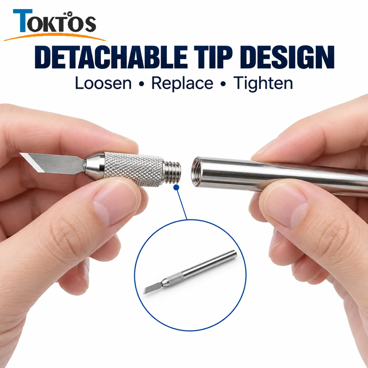 TOKTOS 10PCS Wax Carving Knife Set Assorted Sculpting Blades for Jewelry Wax Clay Pottery Modeling Tools