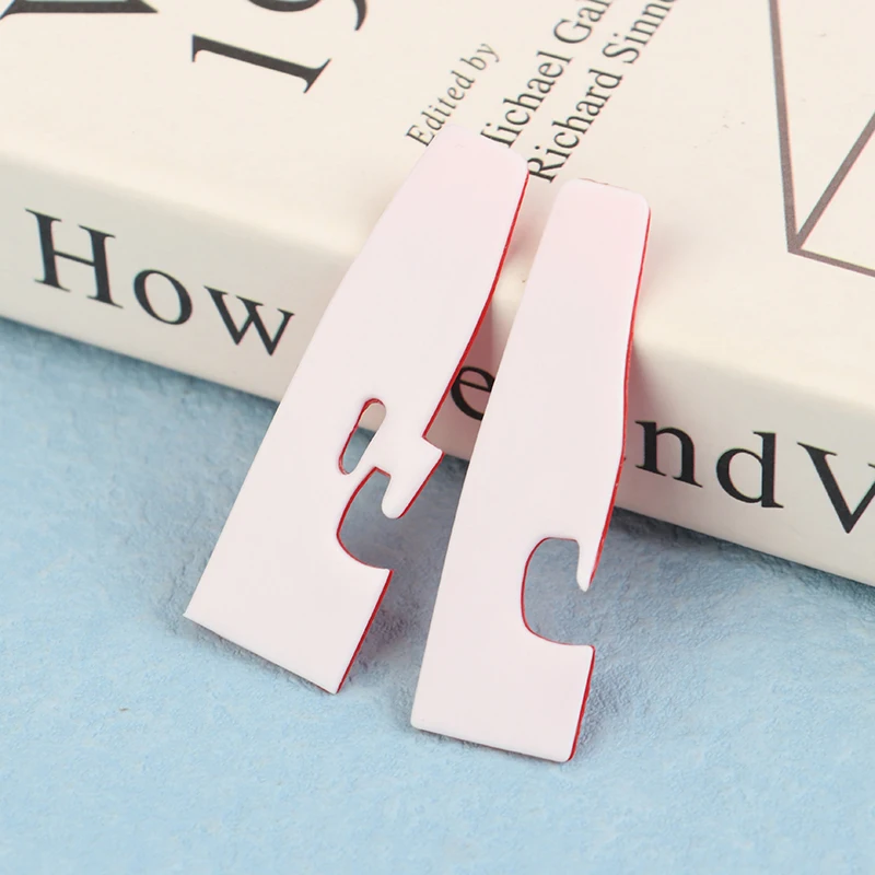 New 5Pcs Plastic Stick On Presser Foot Bottom For Overlocking Sewing Machine Plastic Presser Foot Leather Or PVC Light Fabric