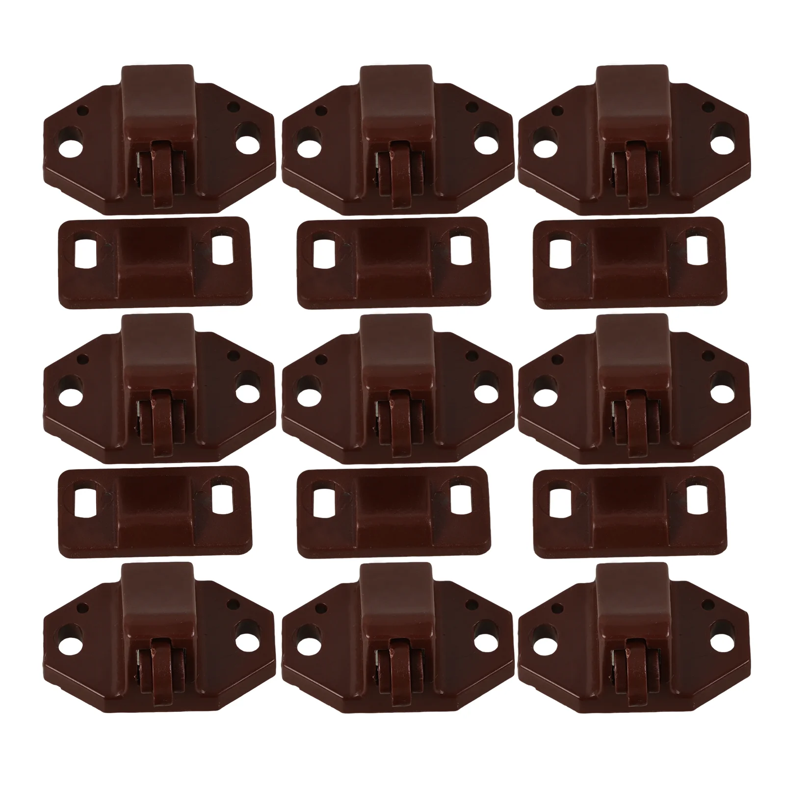 20 pcs חרוז דלת מסך אבזם דפיקות תופס ארון כדור פלסטיק עבור דלתות פנים רולר יותר קרוב