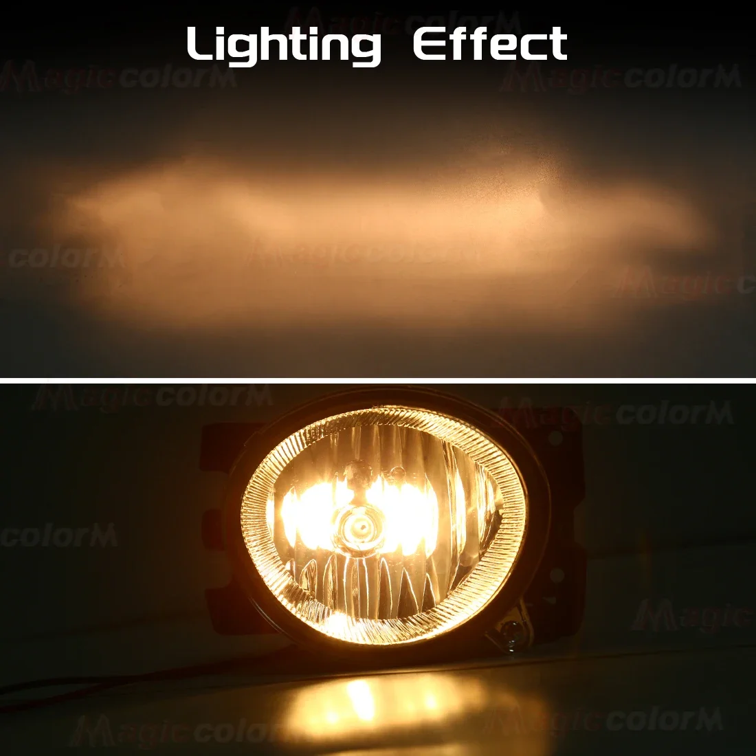 Car Fog Lamps For Honda Pilot 2009 2010 2011 Halogen Fog Lights Daylights Front Bumper Headlights DRL Daytime Running Lights 12V