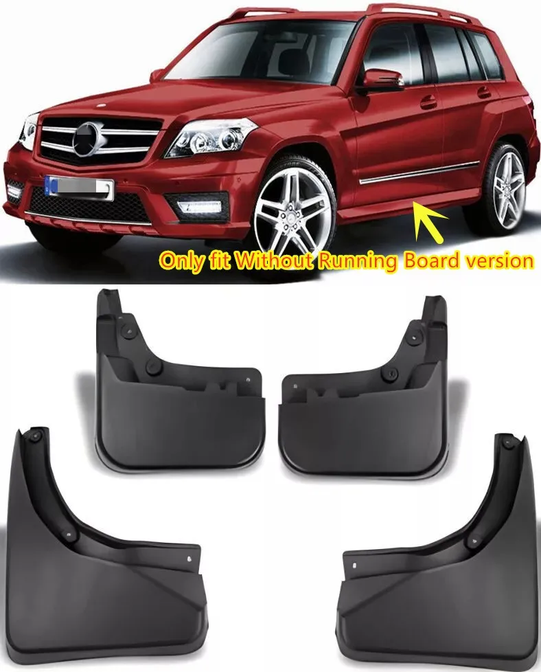 

Splash Guards Fender Car Mudguard FOR 2008-2015 Mercedes Benz GLK X204 NO Pedal