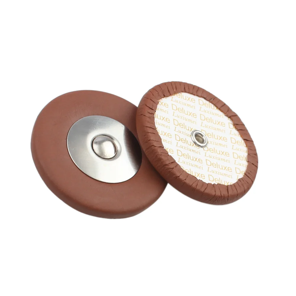 Saxophone Pads Universal Button Leather Pads Woodwind Instrument Accessories for Tenor Alto Soprano Sax Musical Instrument Part