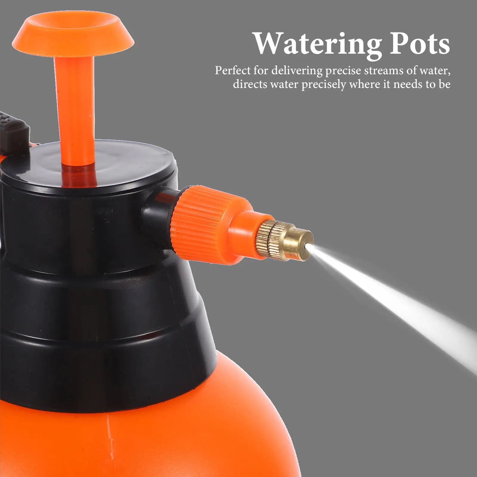 Plant Spray Bottles Empty Portable Watering Can Flowers Sprayer Orange Sprayers