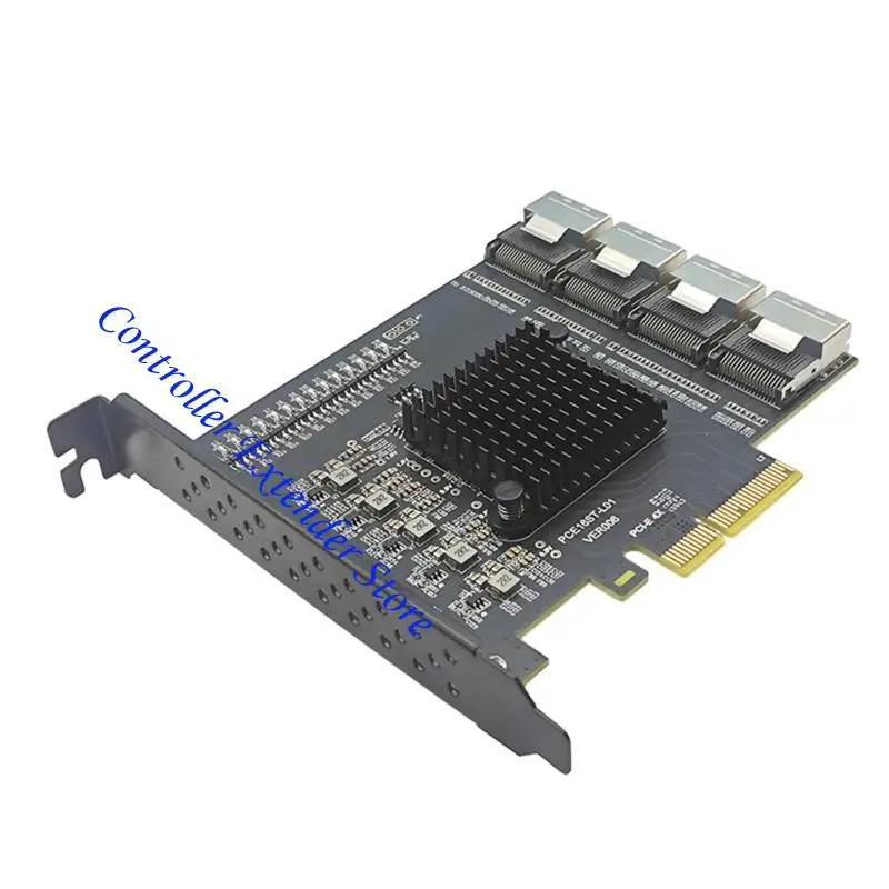 N84B 4ポートPCIEXPRESS USB3.0ハブアダプター高速5Gbpsデータ転送