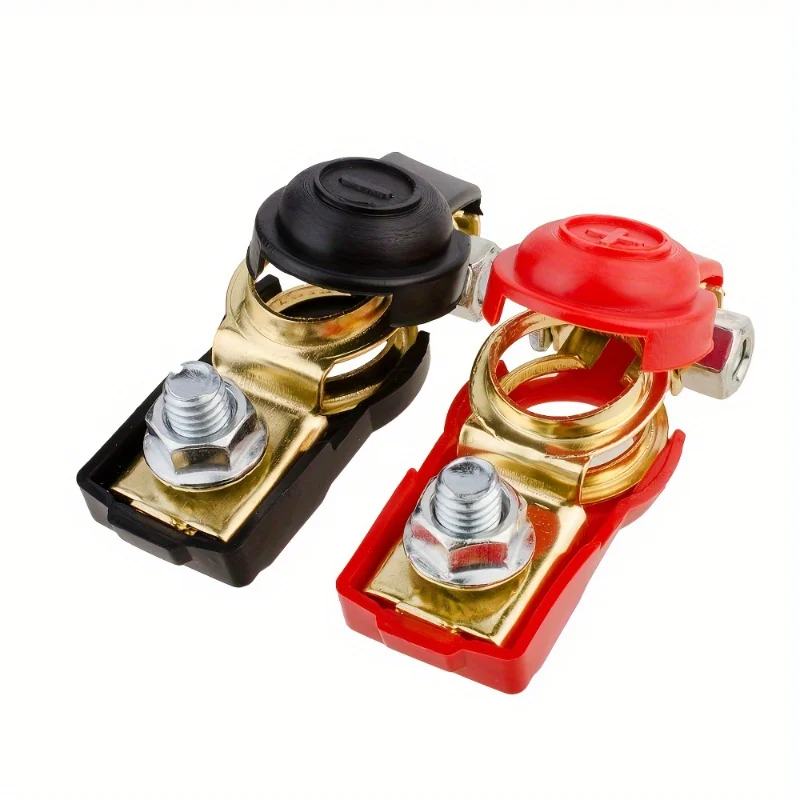 a set Universal Negative & Positive Battery Cable Terminals - Automotive Terminal Clamps ConnectorsInner diameter 17-18mm