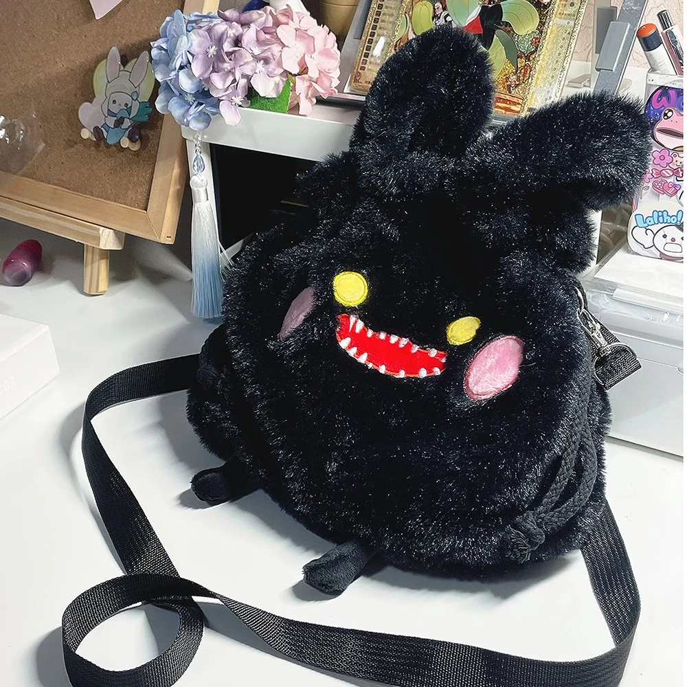 Game Final Fantasy XIV FF14 Spriggan Cosplay Backpack Plush Doll Shoulders Bag Student Messenger Bag Halloween Handbag Gift