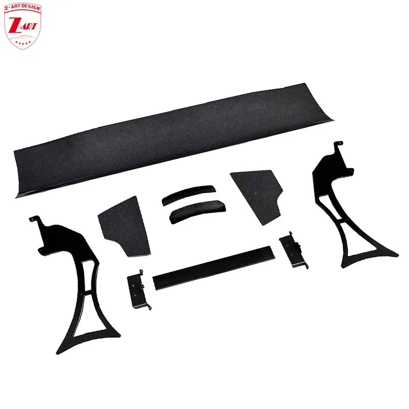 Z-ART 458 جناح خلفي من ألياف الكربون الجاف لسيارة فيراري 458 Prepreg جناح خلفي من ألياف الكربون #1