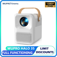 WUPRO Halo35 Smart Projector Mini Pocket Home Cinema Full HD Theater Global Version 1080P LED LCD Portable Android Projectors