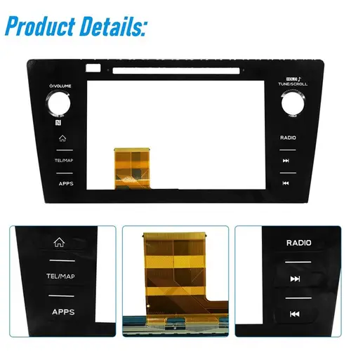 Imagen 2 del producto Elegante - Pantalla Táctil Digitalizadora de Repuesto para Radio de Coche Subaru Legacy Outback 2018-2019 86431-AL66A