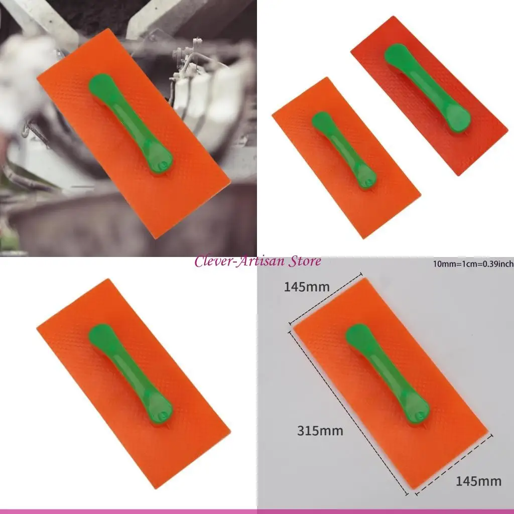 E06B البلاستيك تقديم التركيب مقبض التجصيص معطف فوقي تعويم مجرفة هيكل ملعقة خرسانية أداة 14.5x31.5/11x27.8cm