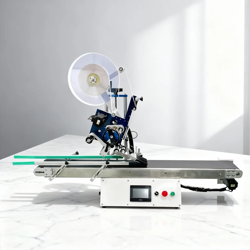 Automatic Round Bottle Positioning Labeling Machine, Small Desktop Multi-functional Label Coding Machine