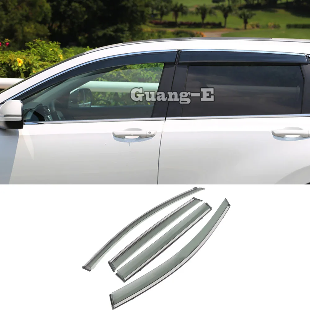

Window Visor for Honda CRV CR-V 2017 2018 2019 2020 Side Deflectors Rain Sun Guard Vent Plastic Car Glass Shelter Accessories