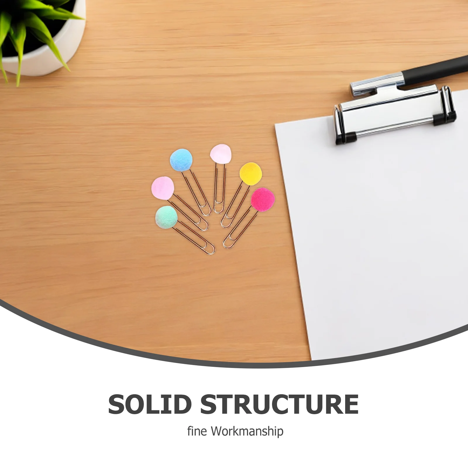 30 قطعة مقاطع ملونة الكرة المرجعية كليب للصور ملاحظة المنظم اللوازم المكتبية المدرسية الكرة ورقة كليب دبابيس الورق المعدنية #2