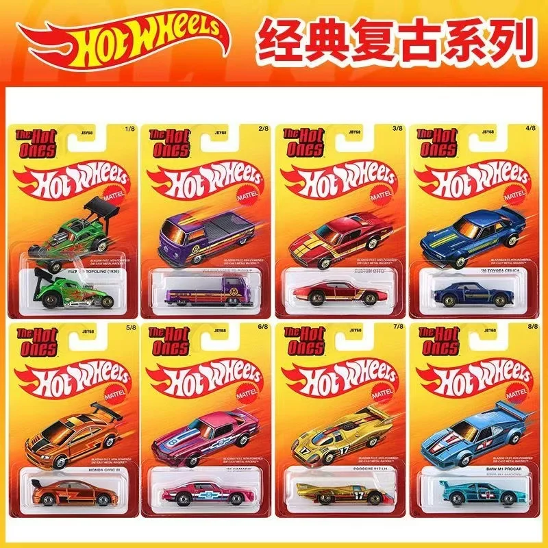 Mattel New Hot Wheels Target Ultra Hots 2025 Mix 1A los calientes Jby68 1/64 modelo fundido a presión coche de juguete niños regalo Retro Super Hot Volkswagen Bmw Porsche Honda Jby68