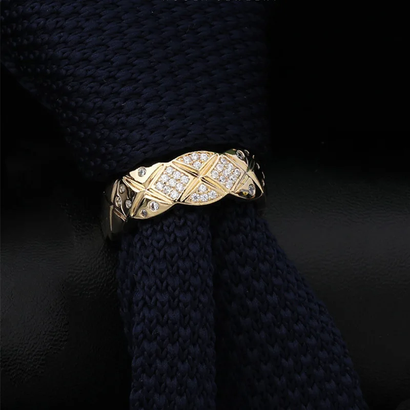 

Multiple D-word stock options! Men's high-end zircon micro inlay tie buckle fixing ring tie clip accessories