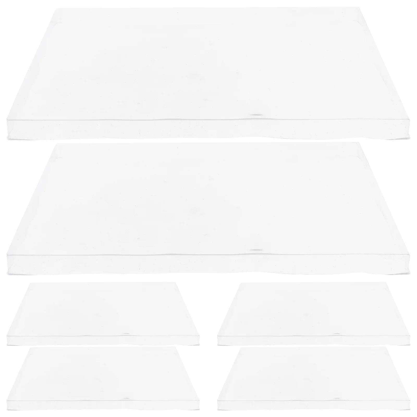 

Набор из 6 прозрачных защитных крышек для ювелирных лотков: современное решение для организации хранения, сохраняющее украшения чистыми