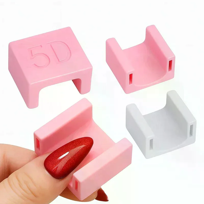 U-shaped Creative Nail Art Cat Eye Magnet For 5D Cat Eye Gel Effect Wide Light Anti-slip Nail Props Tools Gel Special Nail DIY